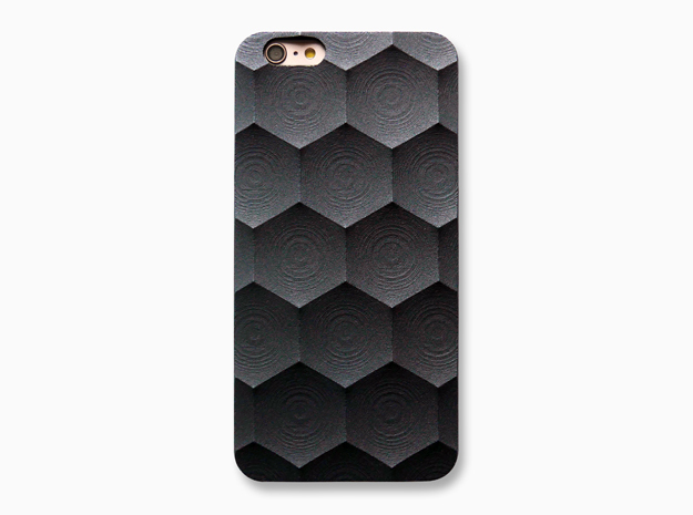 iPhone 6 / 6S Plus Case_Hexagon in Black Natural Versatile Plastic