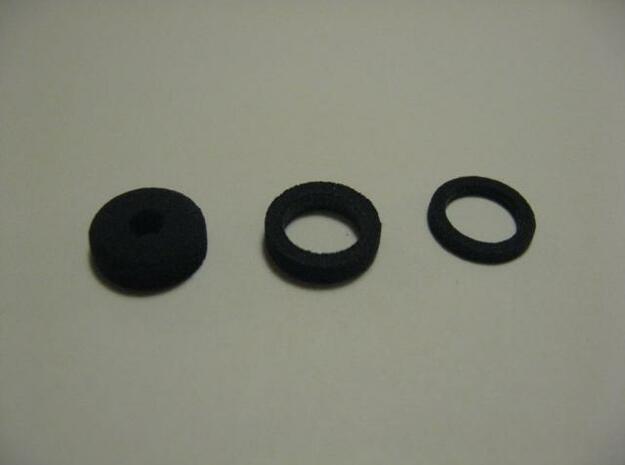 F3P Dual motor contra - Small parts in Black Natural Versatile Plastic
