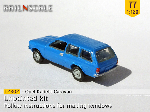 Opel Kadett Caravan (TT 1:120) in Tan Fine Detail Plastic