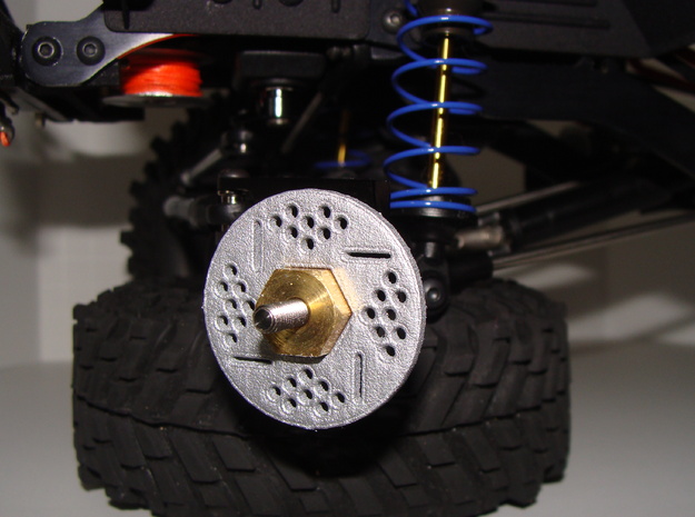 Brake Rotor Set (34mm diameter) in White Processed Versatile Plastic