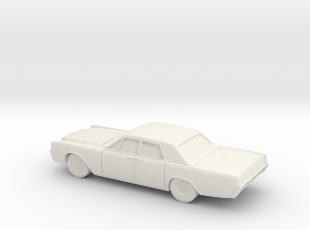 1/76 1966-68  Lincoln Continental Sedan in White Natural Versatile Plastic