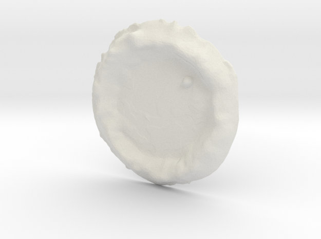 Crater large c in White Natural Versatile Plastic