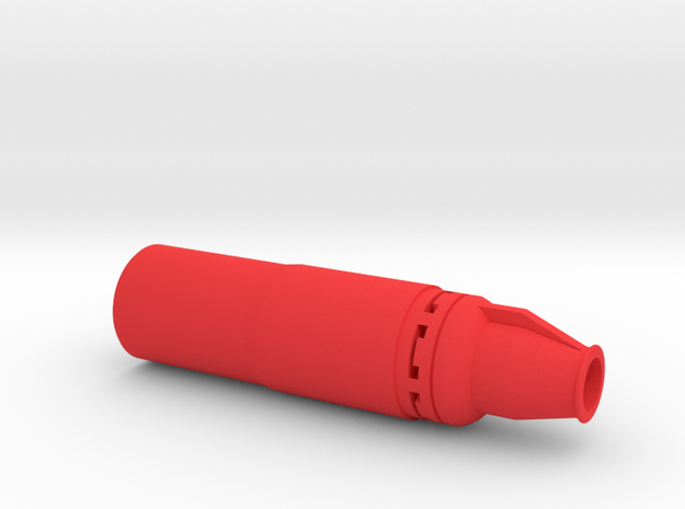 Silent Hitman Sniper Silencer (14mm Self-Cutting) in Red Processed Versatile Plastic