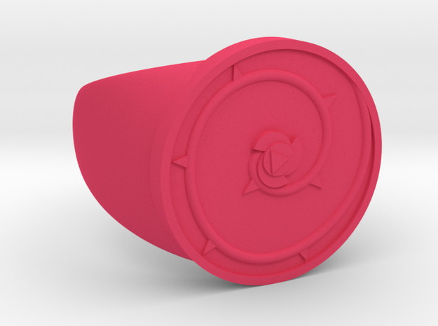 Rose Ring in Pink Processed Versatile Plastic