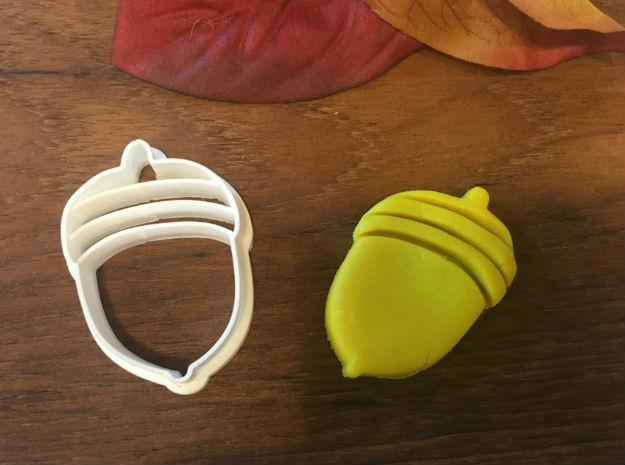 donkuri-cookiecutter in White Natural Versatile Plastic