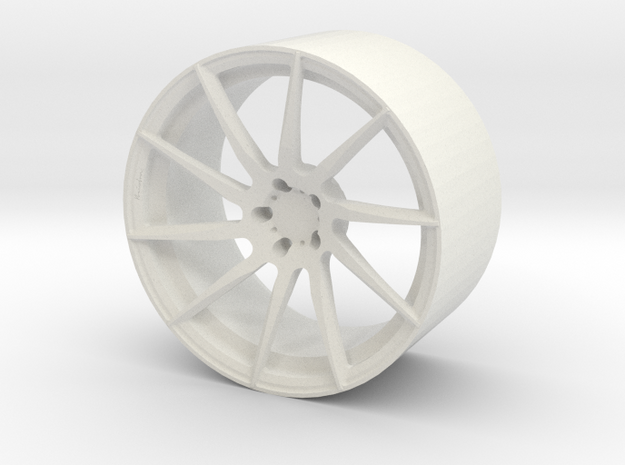 Brixton Forged R10D - Monoblock Wheel in White Natural Versatile Plastic