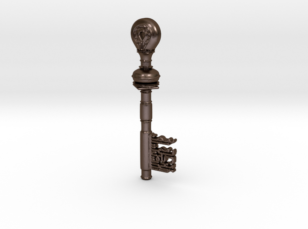 Key of Seville in Polished Bronze Steel