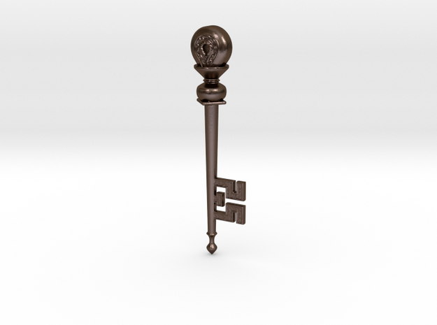 Key of Alhambra in Polished Bronze Steel