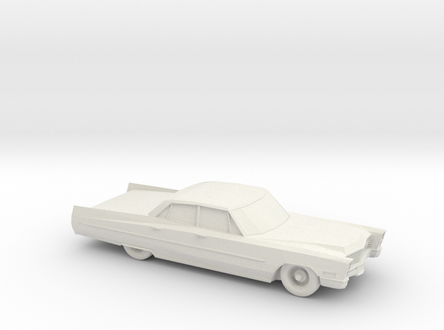 1/76 1967 Cadillac Sedan DeVille in White Natural Versatile Plastic