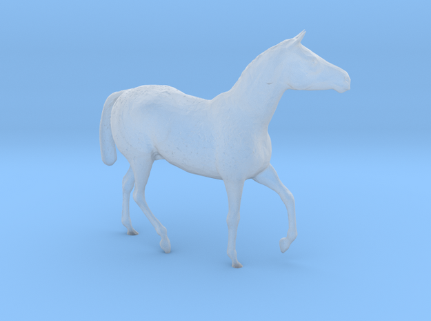 O Scale Walking Draft Horse in Tan Fine Detail Plastic