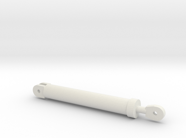 Cylinder trunniun gantry 1:100 in White Natural Versatile Plastic