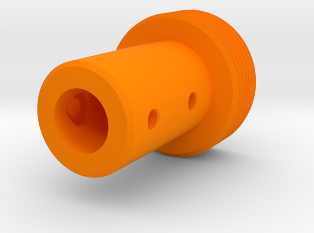BRD DS to Thrustmaster, Virpil, VKB Adapter ver. B in Orange Processed Versatile Plastic