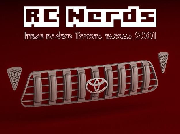 RCN120 Grille for Toyota Tacoma RC4WD in Tan Fine Detail Plastic