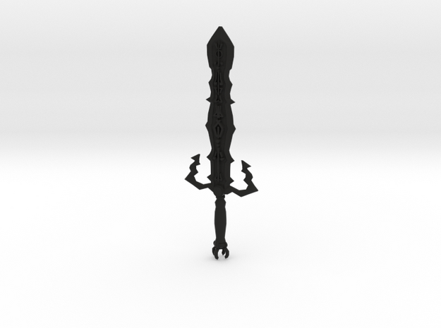 rune sword 3 in Black Natural Versatile Plastic