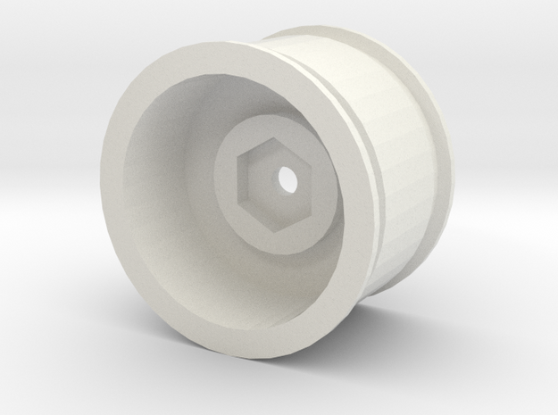 M chassis wheel 1-5mm offset in White Natural Versatile Plastic