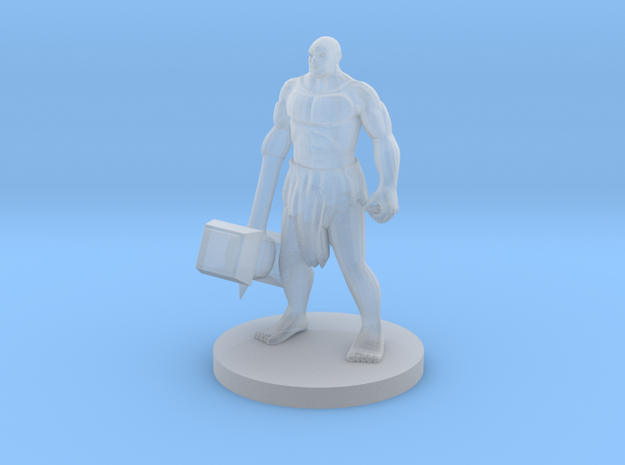 Hammer Fist Barbarian  in Smooth Fine Detail Plastic