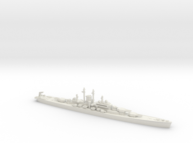 USS Des Moines 1/600 in White Natural Versatile Plastic