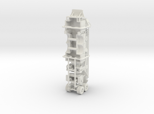 1/64 95' Tower Ladder Body w/ Boom in White Natural Versatile Plastic