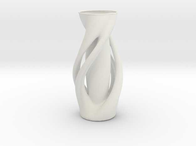 Vase 2719d Redux in White Natural Versatile Plastic