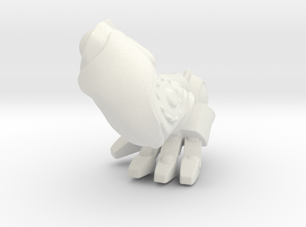Titan Body Left leg in White Natural Versatile Plastic