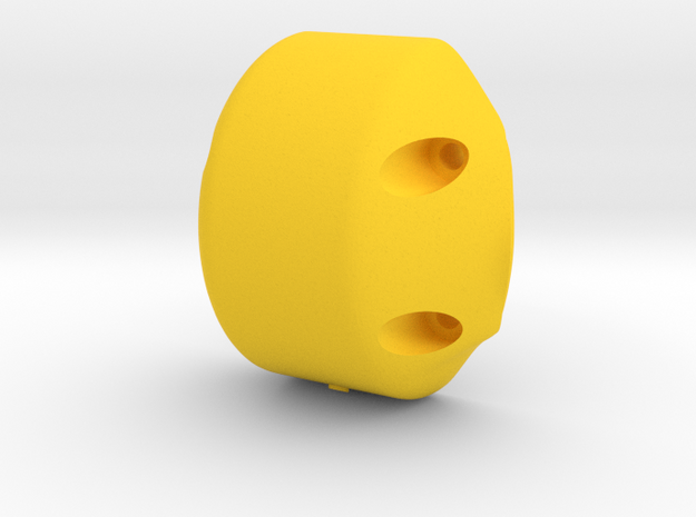 Front axle lid AR60 (Universal) - F60004 in Yellow Processed Versatile Plastic