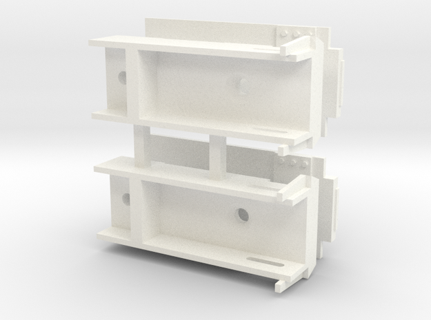 Lionel ACF Covered Hopper Kadee Coupler Box in White Processed Versatile Plastic