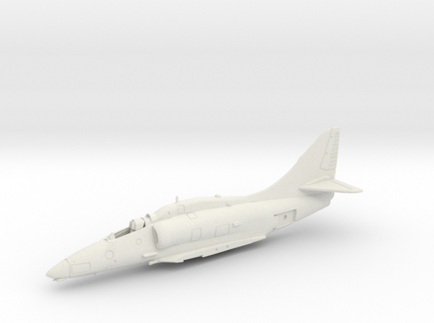 A-4F-144scale-01-Airframe in White Natural Versatile Plastic