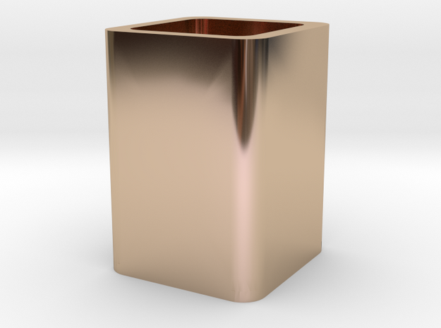 pen container in 14k Rose Gold