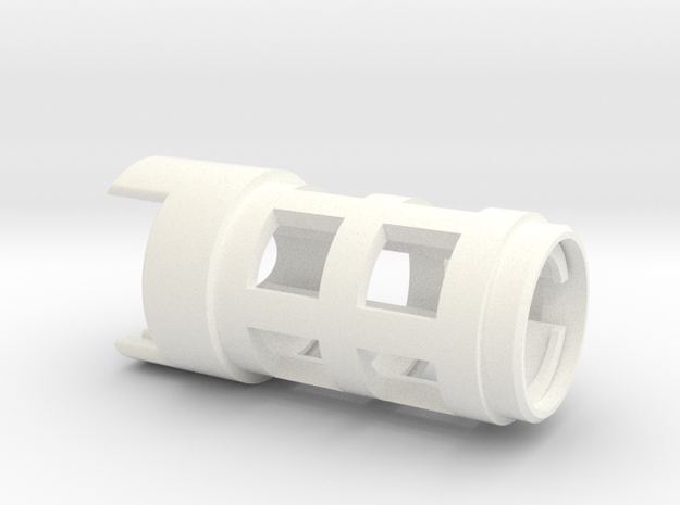 89 Qui-Gon Battery holder in White Processed Versatile Plastic