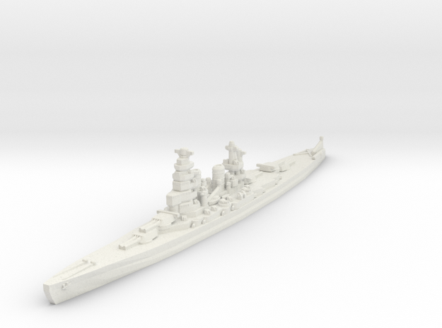 Amagi battlecruiser (1930s refit) 1/1800 in White Natural Versatile Plastic