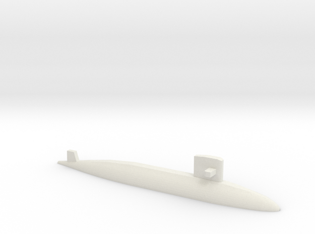 Yūshio-class submarine, 1/1800 in White Natural Versatile Plastic
