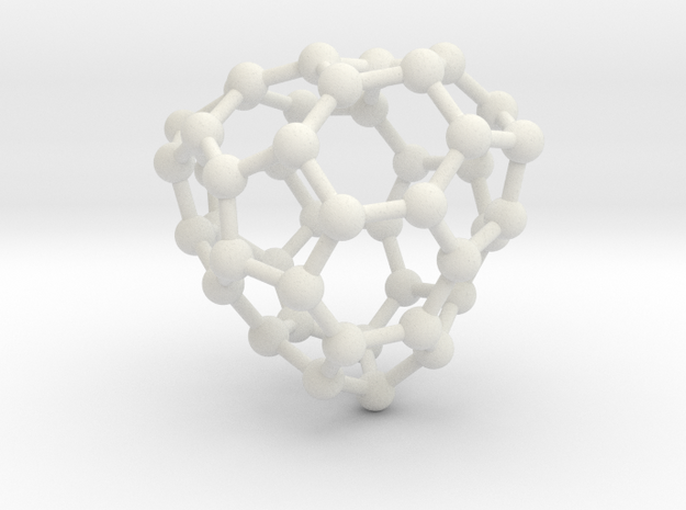 0659 Fullerene c44-31 c1 in White Natural Versatile Plastic