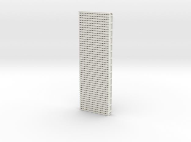 Steel Girder Bridge (HO Scale) in White Natural Versatile Plastic: 1:87 - HO