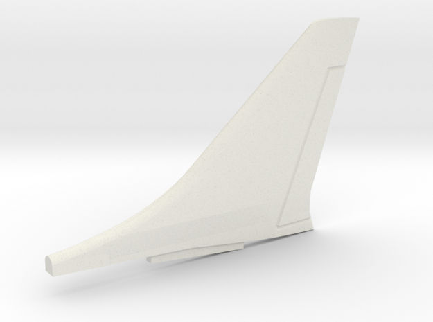F8-144scale-06-Tail in White Natural Versatile Plastic