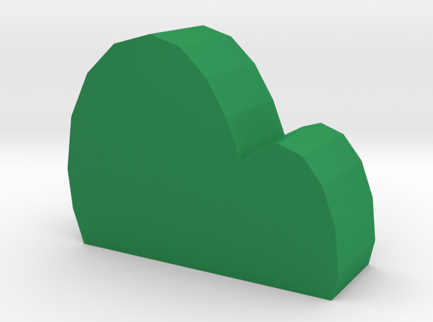 hill in Green Processed Versatile Plastic