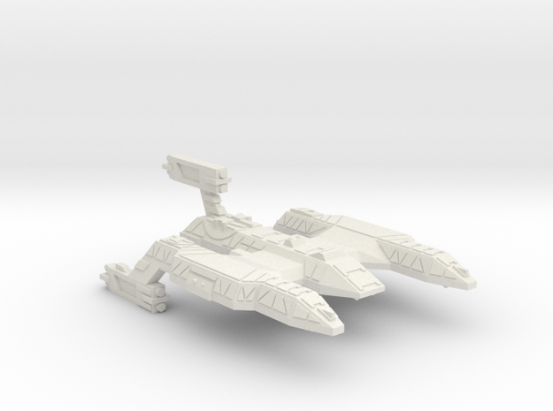 3788 Scale Lyran Refitted Wildcat Battlecruiser CV in White Natural Versatile Plastic
