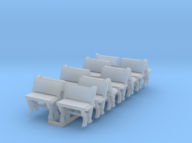LNWR seating B, OO in Smooth Fine Detail Plastic