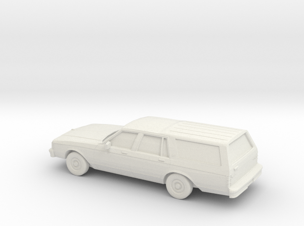 1/72 1982-85 Chevrolet Caprice Classic Station Wag in White Natural Versatile Plastic