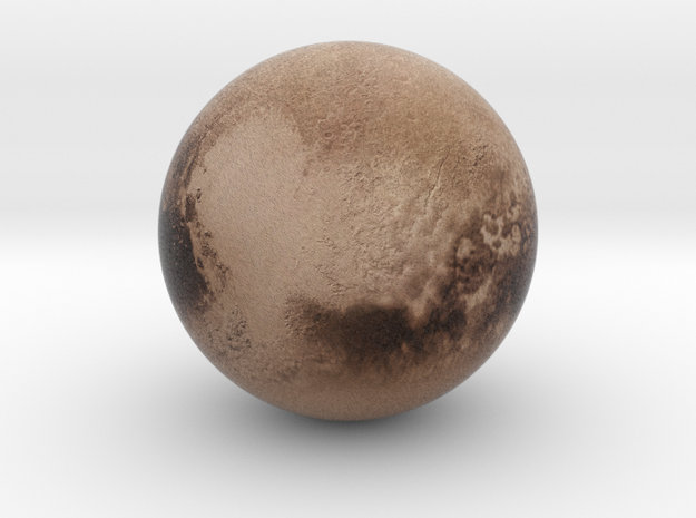 Pluto 1:150 million in Natural Full Color Sandstone
