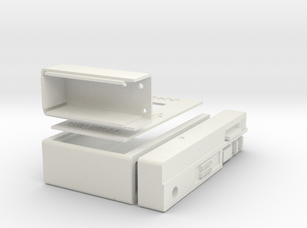 GOTG Pinball Mod Tape Player in White Natural Versatile Plastic