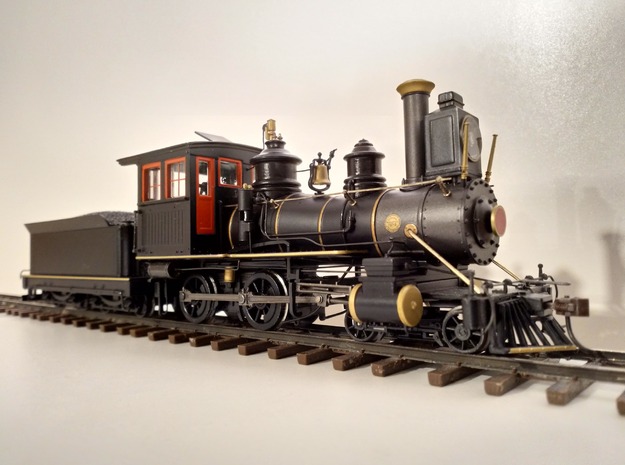 On30 Fluted Domes for Bachmann Inside Framed 4-4-0 in Smooth Fine Detail Plastic