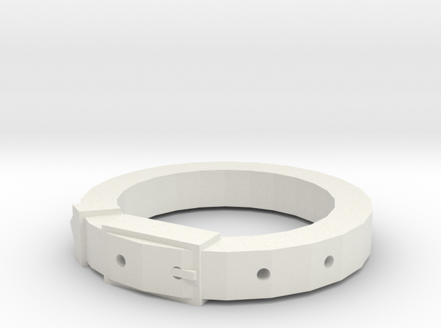 Belt in White Natural Versatile Plastic: 2.25 / 42.125