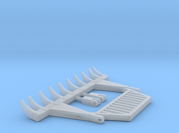 1:50 Scale 10ft pin on  rake with guard in Smooth Fine Detail Plastic