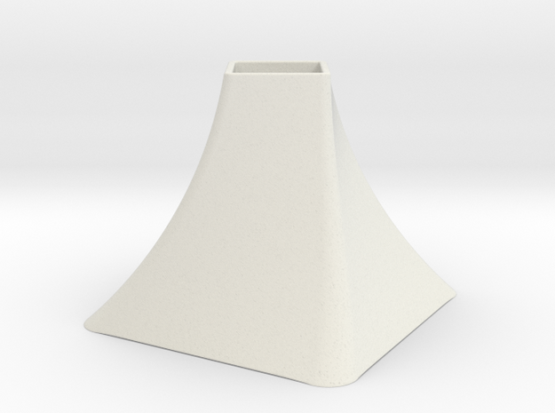 Vase Mod 004 in White Natural Versatile Plastic