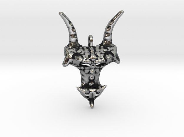 Dragon head in Antique Silver