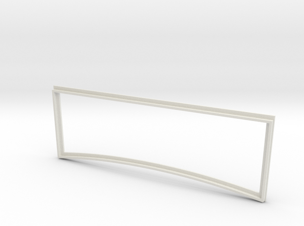 1/8  '30 Ford Windshield Frame in White Natural Versatile Plastic