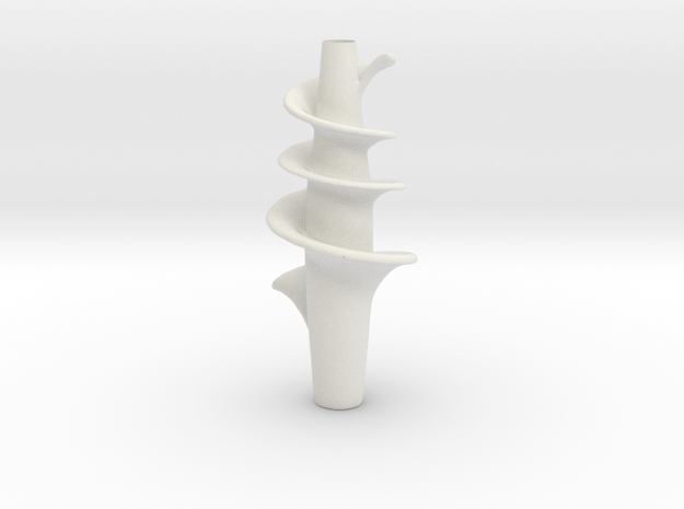Vase 123KB Redux in White Natural Versatile Plastic
