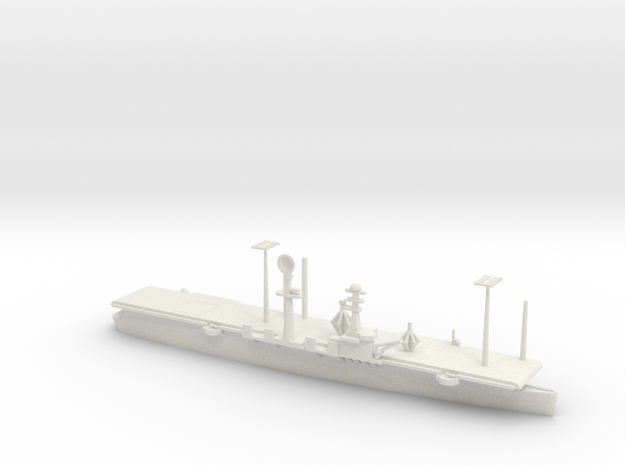 1/700 Scale USS Wright CC-2 in White Natural Versatile Plastic