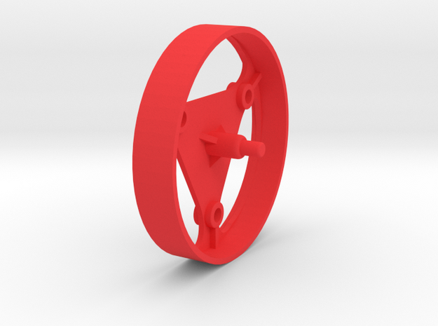 Microtron Spin Roller in Red Processed Versatile Plastic