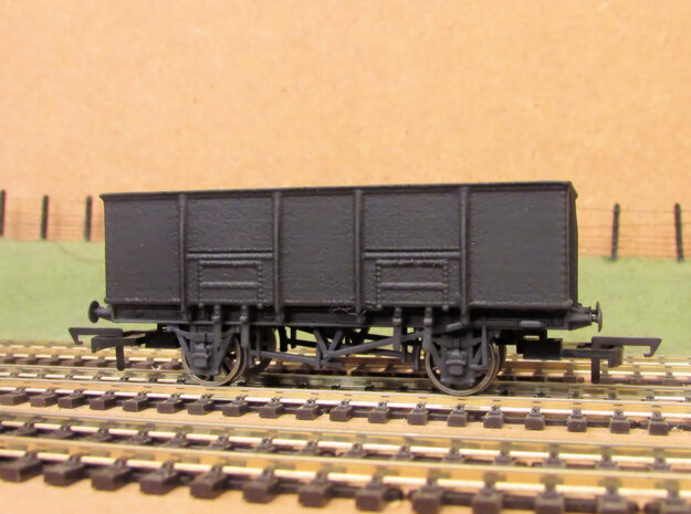 00 GWR N34 Steel Bodied 21t Loco Coal Wagon in White Natural Versatile Plastic